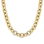 Nomination Affinity Yellow Gold & CZ Necklet