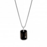 Nomination Gentleman Stainless Steel with Black PVD & Diamond Necklace