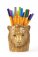 Lion Face Pencil Pot by Quail
