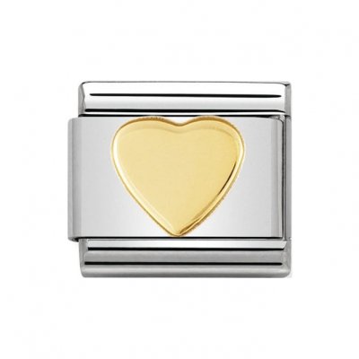 Nomination 18ct Gold Heart Charm.