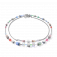 Necklace GeoCUBE® Bracelet summer Multi Pastel-silver