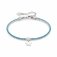 Nomination Silver Turquoise Crystal Chic & Charm Bracelet