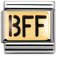 Nomination BFF Charm 18ct Gold & Enamel.