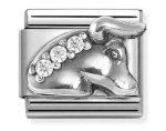 Nomination Silver Shine Zodiac Taurus Charm.