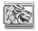 Nomination Silver Shine Zodiac Leo Charm.