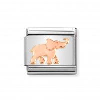 Nomination 9ct Rose Gold Elephant Charm.