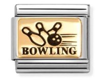 Nomination Gold Bowling Charm