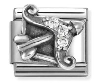 Nomination Silver Shine Zodiac Sagittarius Charm.