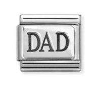 Nomination Silver Shine Dad Charm