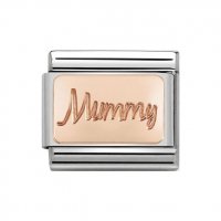 Nomination 9ct Rose Plate Mummy Charm