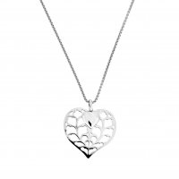 Azendi Silver Heart of Yorkshire pendant