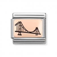 Nomination Rose Gold Humber Bridge Charm