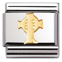 Nomination 18ct Gold Celtuc Cross Charm.