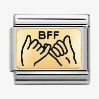 Nomination 18ct BFF Hand Charm