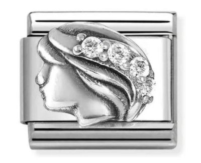 Nomination Silver Shine Zodiac Virgo Charm.