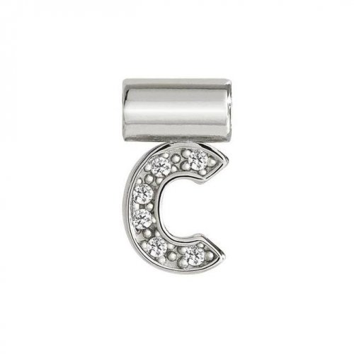 SeiMia Silver & CZ Letter C Pendant