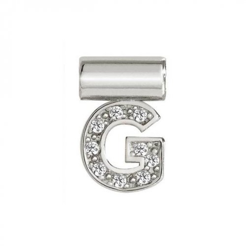 SeiMia Silver & CZ Letter G Pendant