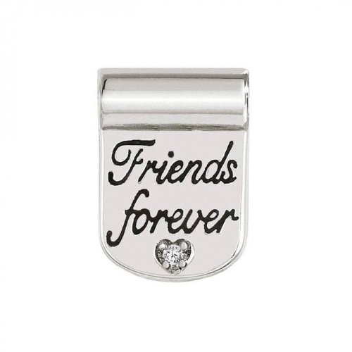 SeiMia Silver & CZ Friends Forever Pendant