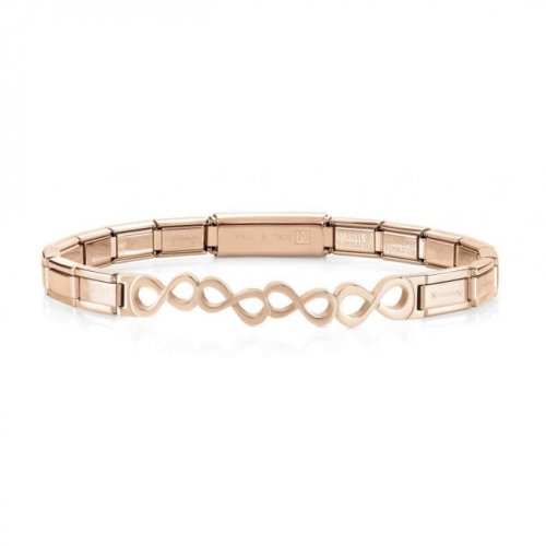 Nomination trendsetter rose on sale gold heart bracelet