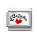 Nomination Silver Red Heart Glasgow Charm