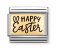 Nomination Gold Happy Easter Plate Charm