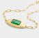 Katie Loxton 'Good Energy' Waterproof Gold Malachite Bracelet