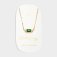 Katie Loxton 'Good Energy' Waterproof Gold Malachite Necklet