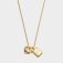 Katie Loxton 'Mum' Waterproof Gold Charm Necklace