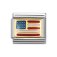 Nomination 18ct Gold & Enamel USA Flag Charm