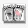 Nomination Classic Silver Enamel Pink Baby Feet Charm