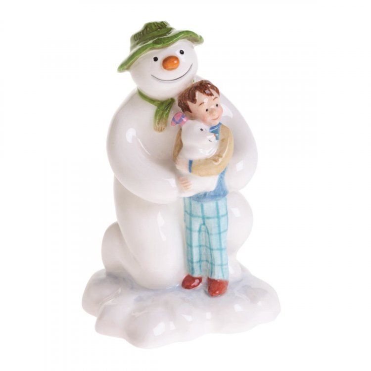 snowman and snowdog figures